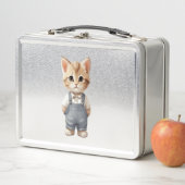 Lunch Box T-shirt classique chat mignon (En situation)