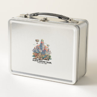 Lunch Box T-shirt classique drôle de paresseux randonnée_7