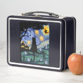 Lunch Box T-shirt de chat, Cat de nuit effrayant, Van Gogh C (En situation)
