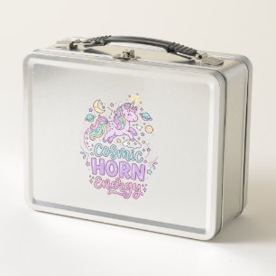 Lunch Box T-shirt graphique pastel mignon énergie corne cosm