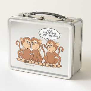 Lunch Box Ta copine a l'air d'un singe drôle