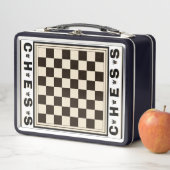 Lunch Box Table d'échecs Portable Senet Board Boîte à lunch  (En situation)