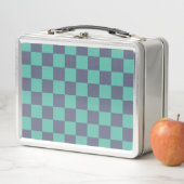 Lunch Box Tableau de bord bleu et vert (En situation)