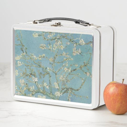 Lunch Box Tableau des fleurs d'amandes de Van Gogh (En situation)