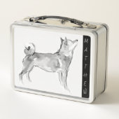 Lunch Box Tableau original 1 Chien chinois Année Anniversair (Dos)