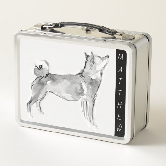 Lunch Box Tableau original 1 Chien chinois Année Anniversair (Dos)