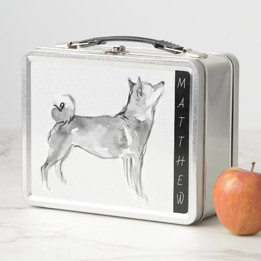Lunch Box Tableau original 1 Chien chinois Année Anniversair (En situation)