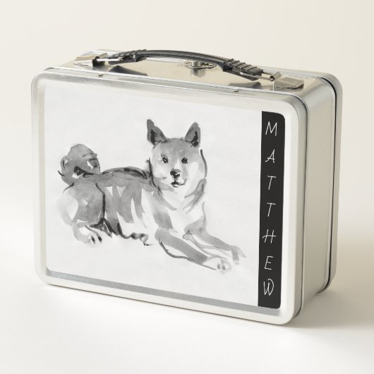Lunch Box Tableau original 2 Chien chinois Année Anniversair (Dos)