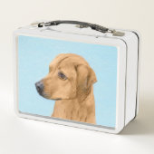 Lunch Box Tableau Rhodesian Ridgeback - Art Chien original (Dos)