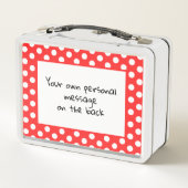 Lunch Box Tabouret personnalisé, elfe et libellule (Dos)