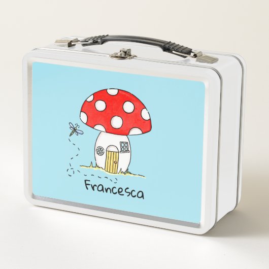 Lunch Box Tabouret personnalisé & libellule (Devant)