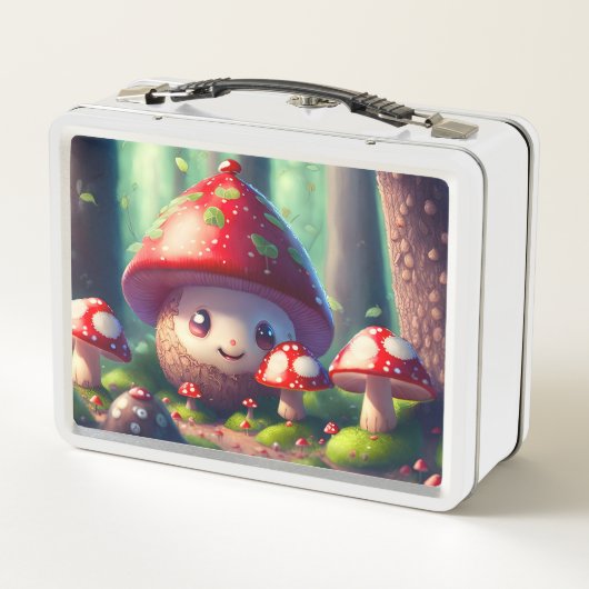 Lunch Box Tabourets toadstools dans la forêt - bonne chance (Dos)