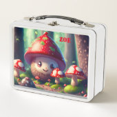 Lunch Box Tabourets toadstools dans la forêt - bonne chance (Devant)