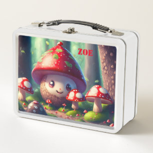 Lunch Box Tabourets toadstools dans la forêt - bonne chance