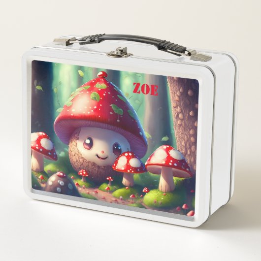 Lunch Box Tabourets toadstools dans la forêt - bonne chance (Devant)