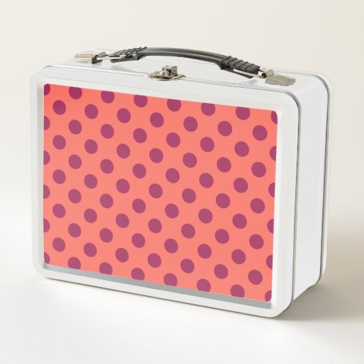 Lunch Box Taches rouges vin et corail vivant (Devant)