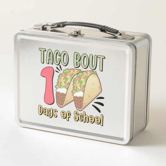 Lunch Box Taco Bout 100 jours d'école (Devant)