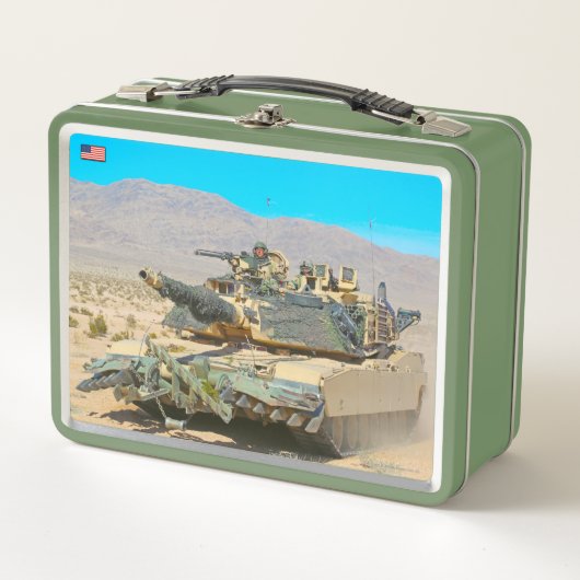 Lunch Box TANK DE BATAILLE - M1 Abrams (Devant)