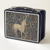 Lunch Box Tapisserie allégorique de "Millefleurs" avec des (Dos)