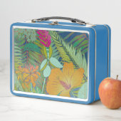 Lunch Box Tapisserie tropicale II (En situation)