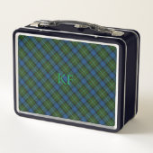 Lunch Box Tartan officiel Fergusson avec monogramme / nom (Dos)