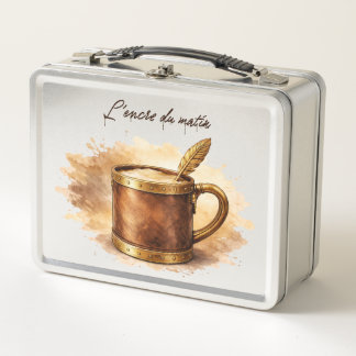 Lunch Box Tasse l'encre du matin