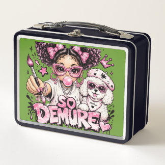 Lunch Box Tasse Mince So Demure™ Rose Glam Girl Bubblegum