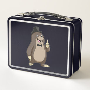 Lunch Box Taupe comme marié avec cravate