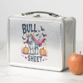 Lunch Box Taureau d'Halloween, Vache fantôme drôle (En situation)