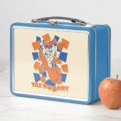 Lunch Box TAZ™ Hungry Smashing Through Checker (En situation)
