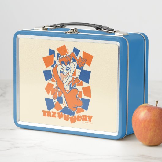 Lunch Box TAZ™ Hungry Smashing Through Checker (En situation)