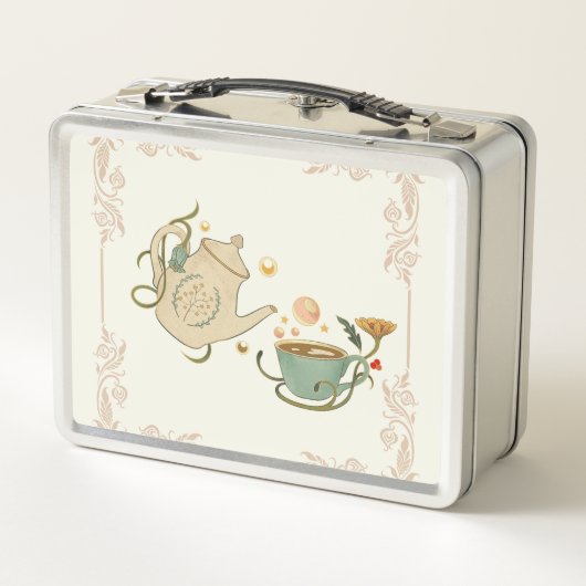Lunch Box Tea Time Art, Graphisme (Dos)