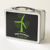 Lunch Box Technicien de service de turbine éolienne (Dos)