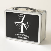 Lunch Box Technicien de service de turbine éolienne (Dos)