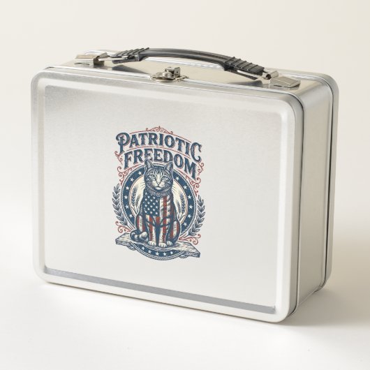Lunch Box Tee-shirt graphique vectoriel de chat de grange pa (Devant)