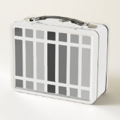 Lunch Box Teintes gris argenté (Dos)