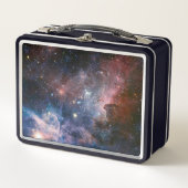 Lunch Box Télescope Nebula Hubble Carina Rouge et Bleu (Devant)