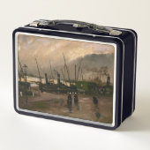 Lunch Box Tempête portuaire des pêcheurs d'Amsterdam par Vin (Dos)
