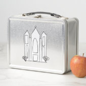 Lunch Box Temple mormon simple moderne LDS Salt Lake City  (En situation)