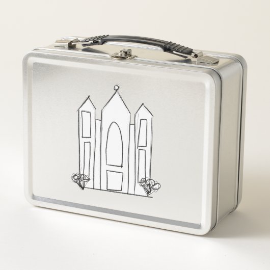Lunch Box Temple mormon simple moderne LDS Salt Lake City  (Devant)