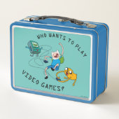 Lunch Box Temps d'aventure | Finn & Jake Jouer avec BMO (Dos)