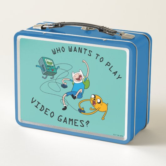 Lunch Box Temps d'aventure | Finn & Jake Jouer avec BMO (Dos)