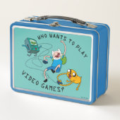 Lunch Box Temps d'aventure | Finn & Jake Jouer avec BMO (Devant)
