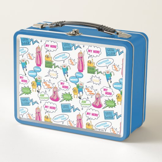 Lunch Box Temps d'aventure | Motif d'appel de caractères (Devant)