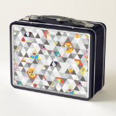 Lunch Box Temps d'aventure | Motif de caractères triangulair (Dos)