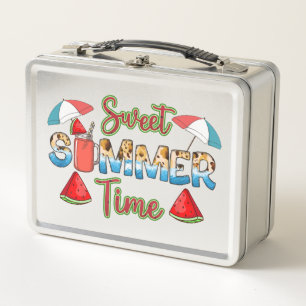 Lunch Box Temps d'été doux Coupe de pastèque colorée