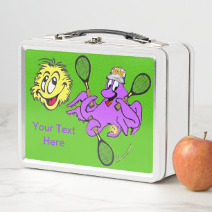 Lunch Box Tennis Octopus Cartoon Lunette Box