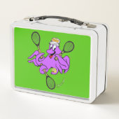 Lunch Box Tennis Octopus Cartoon Lunette Box (Dos)