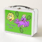 Lunch Box Tennis Octopus Cartoon Lunette Box (Devant)
