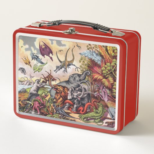Lunch Box Terrain de jeu préhistorique (Devant)